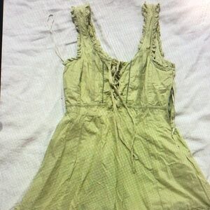 Light Green Sleeveless Dress